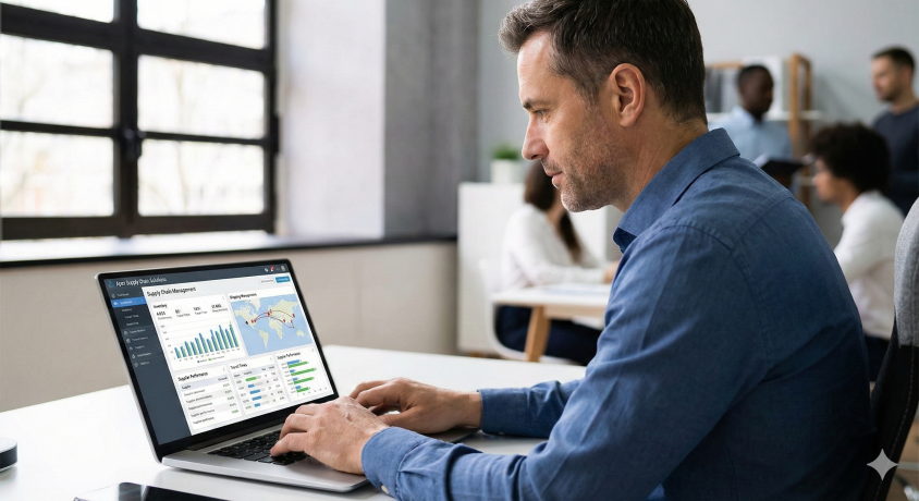 Microservices-based supply chain management platform enhancing real-time operations and logistics visibility